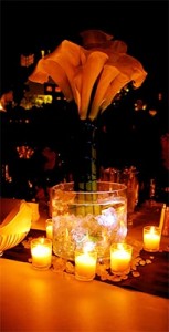 Illuminated Floral Centerpiece