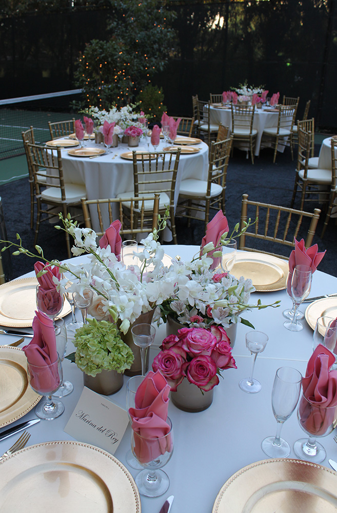 Malibu wedding table 10-14
