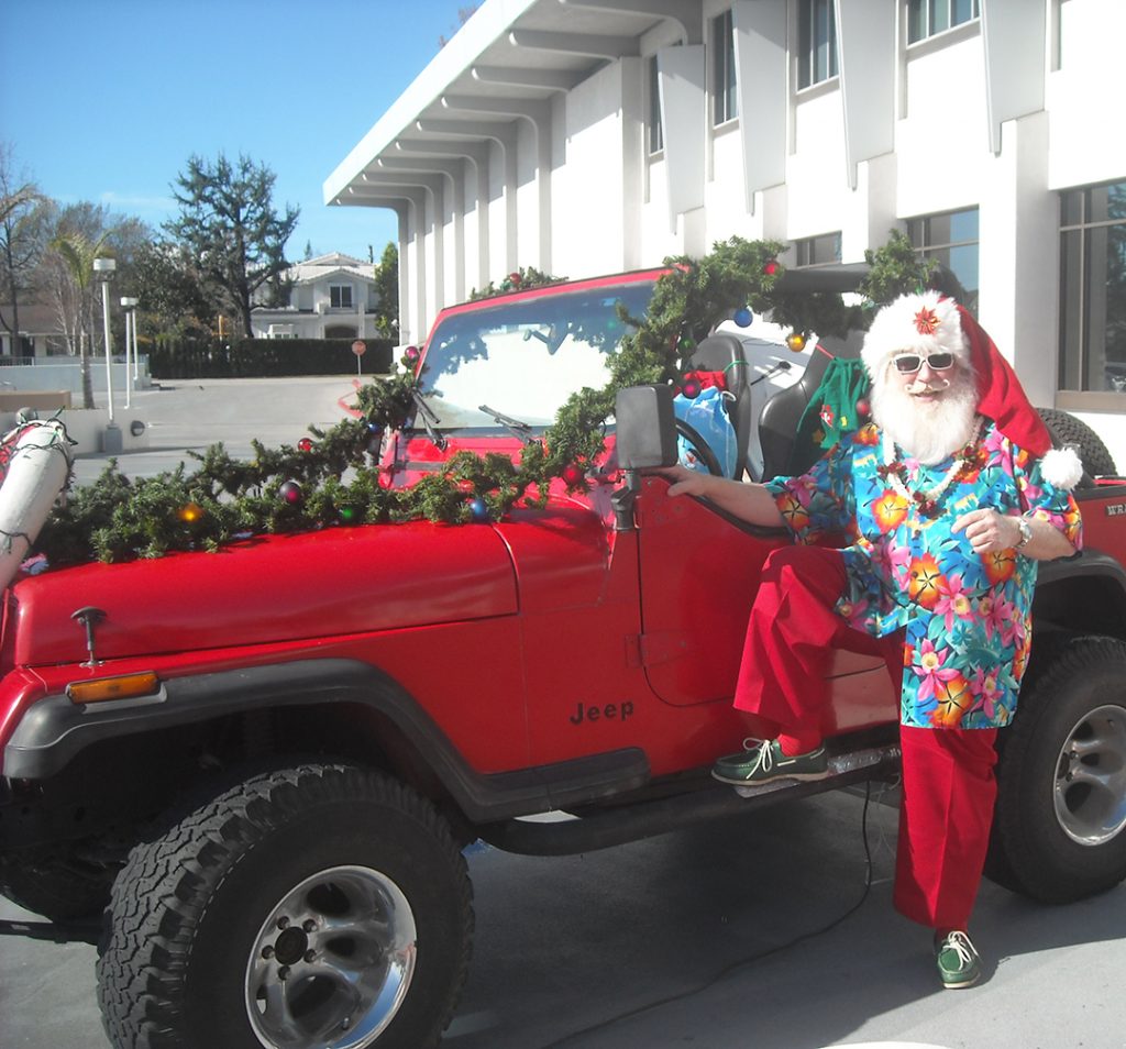 Santas Jeep, Lewis Events, Christmas Party